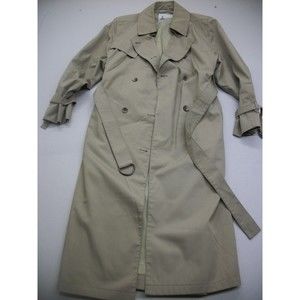 London Fog Ladies Rain Trench Coat Size 10 Petite #559
